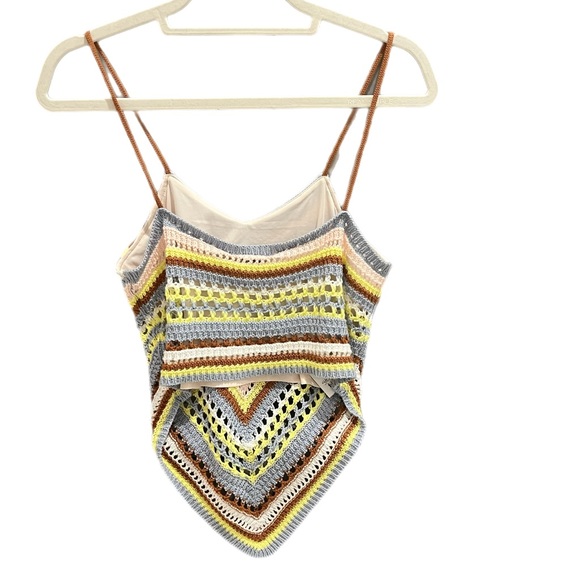 NWT 525 AMERICA FAUXCHET COLORFUL CAMI - Picture 3 of 3